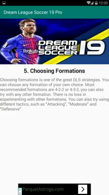 Dream League Soccer 19 Pro android App screenshot 2