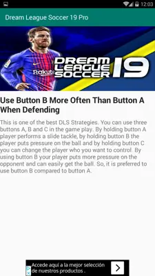 Dream League Soccer 19 Pro android App screenshot 3